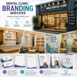Best Dental Clinic Branding Services in Pune Internal, External Branding & Printing Solutions